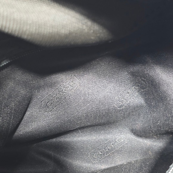 Coach Brown/Gray Nylon Leather Trim Shoulder Bag Purse Handbag Designer - Picture 10 of 14